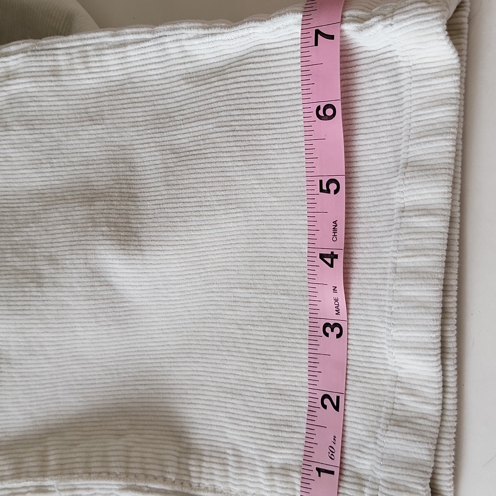 Art Class Girls Corduroy Jeans Cream Size 8 – Button Zip Closure + Pockets - Picture 8 of 13